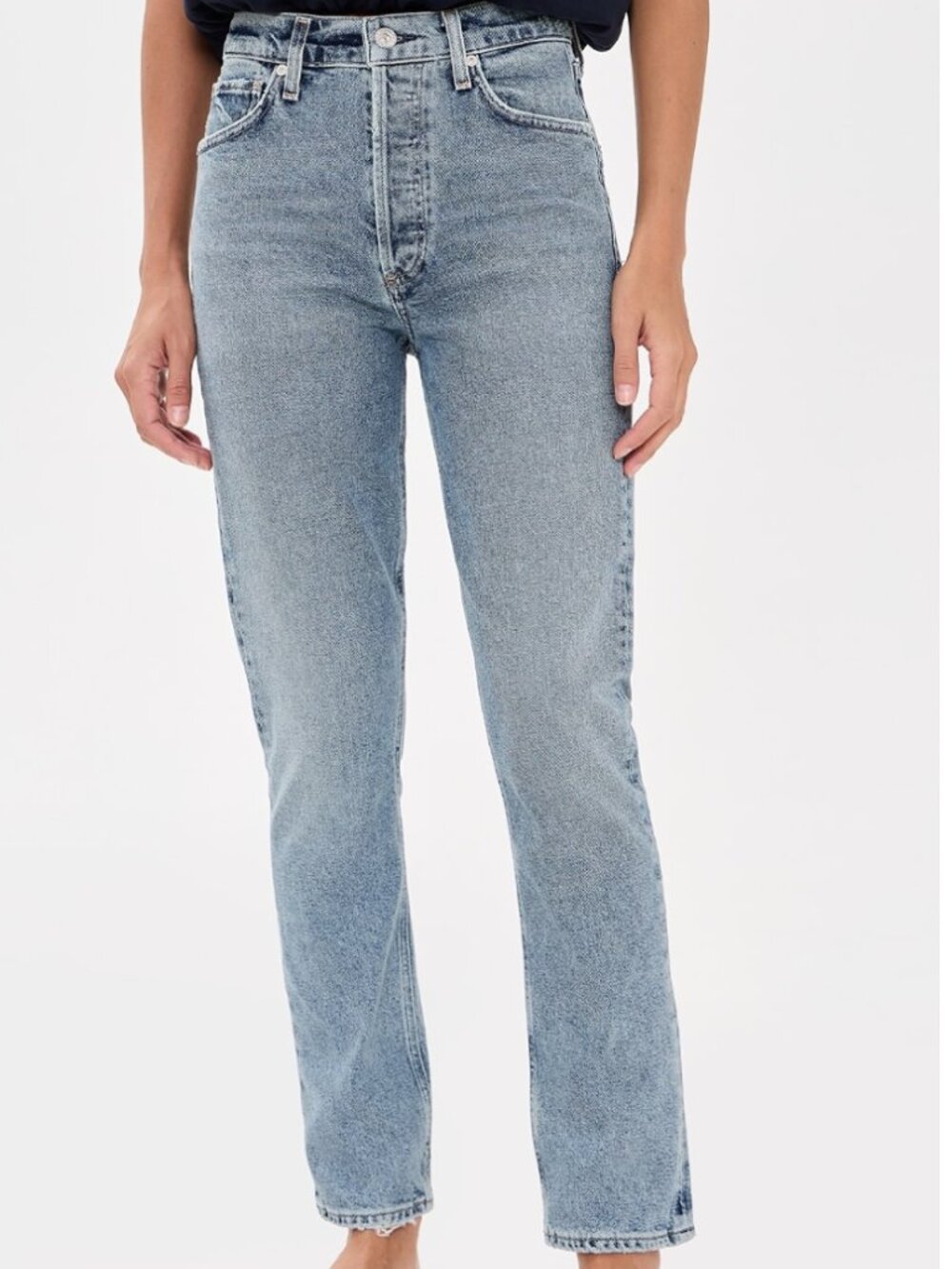 NWOT CITIZENS OF HUMANITY Charlotte Crop High Rise Straight Jeans- 27- MSRP $238